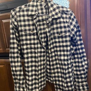 Black and white flannel